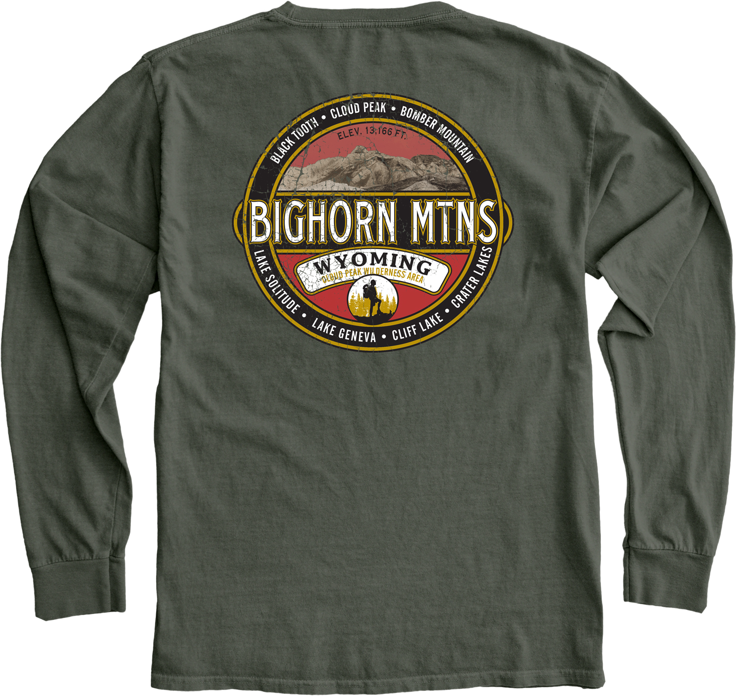 Hike tHe BighOrns T_Shirt - Crazy Woman Trading Post